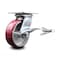 Service Caster 6 Inch Poly on Aluminum Caster with Roller Bearing and Brake/Swivel Lock SCC SCC-35S620-PAR-SLB-BSL - alternate 1